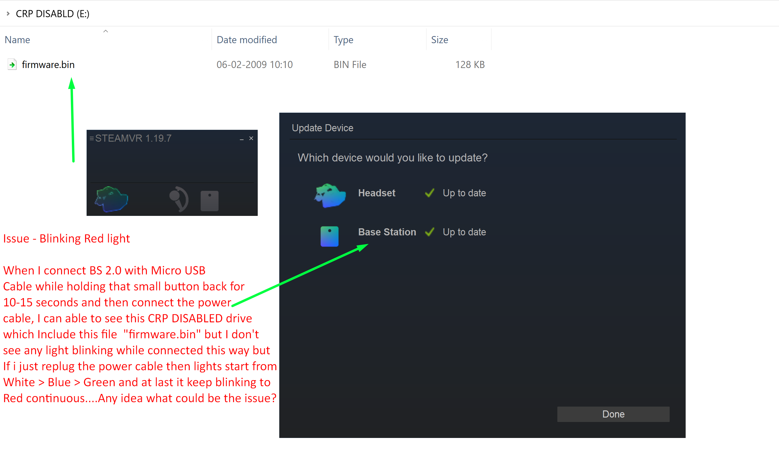 Is this Base Station 2.0 defective or Am I missing something? - P2